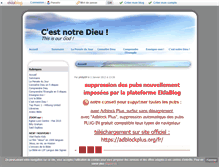 Tablet Screenshot of c-est-notre-dieu.com